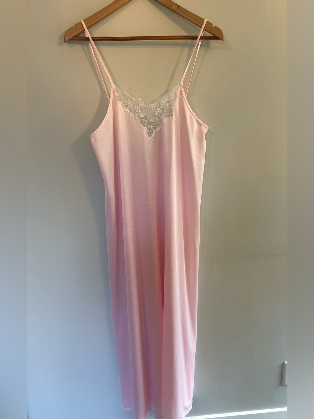 Vintage Belimage by Gregg Pink Lace Nightgown Romantic Feminine Slip Dress - Picture 5 of 6